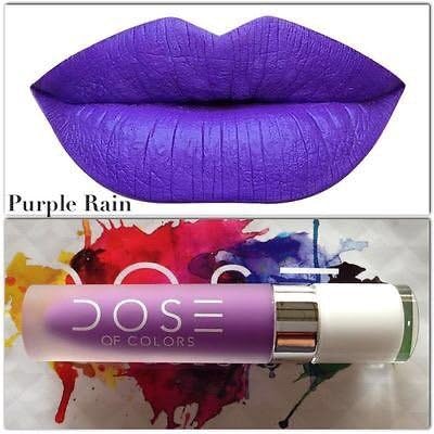 DOSE OF COLOR PURPLE RAIN COLORS LIQUID MATTE LIPSTICK