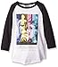 Star Wars Girls' Long Sleeve T-Shirt, Long Sleeve Jet Black, Medium-8