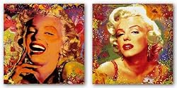 Marilyn Set by Guillaume Ortega 27.5"x27.5" Art Print Poster
