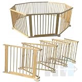 Baby Vivo 4260196240253 Baby und Kinder Laufgitter Klappbar 7,20M inklusive Tür