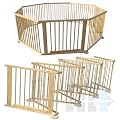 Baby Vivo 4260196240253 Baby und Kinder Laufgitter Klappbar 7,20M inklusive T�r