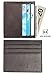 ECOMBOS RFID Blocking Front Pocket Slim Wallet For Men Genuine Leather