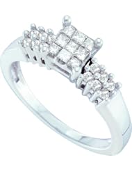 0.32CTW DIAMOND INVISIBLE RING