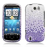 HTC myTouch 4G Slide (T-Mobile) Snap-on Protector Hard Case Rhinestone Cove ....