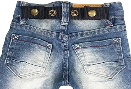 Sister Selected Adjustable Snap Belt for Baby&amp;Toddler Boy &amp; Girl Pants. (Navy)