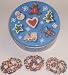 Gourmet Food : Scott's Cakes 1 lb. Milk Chocolate Covered Pretzel with Chocolate Chips & Jimmies in a Christmas Cookie Tin