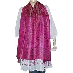 Head Scarf in Blended Wool Silk Womens Springs Trends 75 x 29 inches