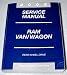 2002 Dodge Ram Van/Wagon Service Manual