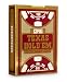 Copag Texas Hold'em Poker Size Jumbo Index Plastic Playing Cards (Burgundy)