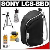 Sony Handycam LCS-BBD Soft Pouch Camcorder Carrying Case (Black) + Tripod + ....