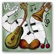 Tropical Rhythm V by Luis Vitale 12"x12" Art Print Poster Latin