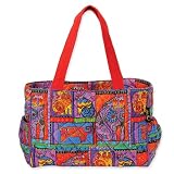 Laurel Burch Cat Portraits Quilted Medium Tote