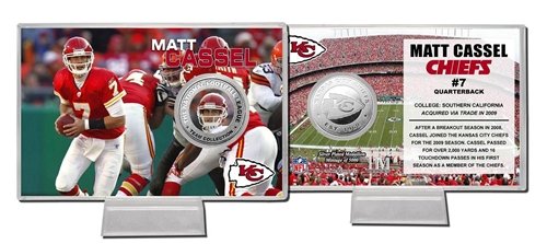 Matt Cassel Silver Coin Card