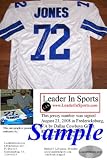 Ed "Too Tall" Jones Signed White Jersey - Dallas Cowboys Amazon.com