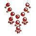 JOTW Bubble Necklace,Statement Necklace, Bubble Jewelry(Fn0508-Red) (G-263)