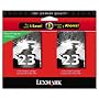 Lexmark Cartridge No. 23 - Print cartridge - 2 x black - LRP