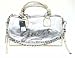 Guess Oxford Silver Large Satchel Hand Bag