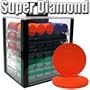 1,000 Ct Super Diamond 8.5 Gram Clay Poker Chip Set w/ Acrylic Case & Chip Trays & Free WPT Book