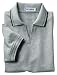 Ladies' Pique Polo Shirt With Textured Stripe Trim