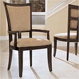 American Modern Upholstered Back Arm Chair