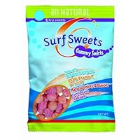 Surf Sweets Gummy Swirls, 2.75-Ounce Bags (Pack of 12)