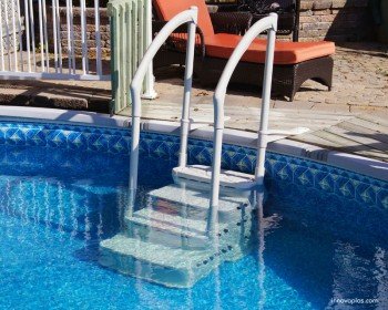 #> Cheap : Biltmore Pool Step w/ 2 PVC Handrails & Deck Attachment