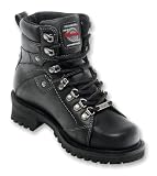 Milwaukee Motorcycle Clothing Company Jackhammer Size 8.5C Black Leather Women's Motorcycle Boots