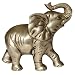 Elephant Statue Brass Collectible Figurines 6 x 2.5 x 5 inches