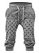 URBAN K Men's Bandana Style Fleece Jogger Shorts