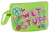 Three Cheers 4 Girls Peace Wet Stuff Bag, Lime