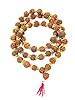 Rudraksha Beads Necklace Japamala, Meditation Mala Bead Spiritual Yoga Jewelry, Gift Idea