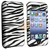 Clip-on Case for Apple 3G iPhone, Zebra