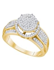 0.40CTW DIAMOND MICRO-PAVE RING