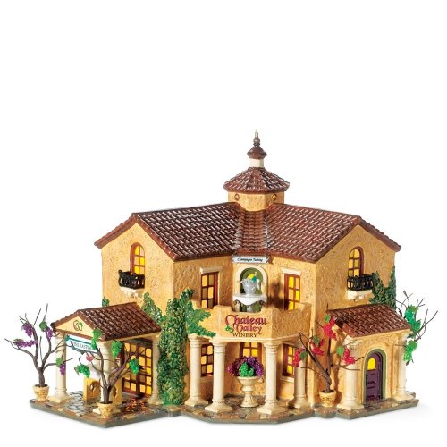 Department 56 Snow Village Chateau Valley Winery