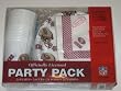 SAN FRANCISCO 49ERS Team Logo Plastic / Paper PARTY PACK for 24 People ( Plates, Napkins , Cups , Forks )