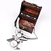Vintage Style Tibet Silver Tribal Flat Plaque Pendant Chain Bib Necklace
