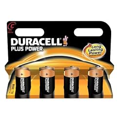 Duracell DUR019126 Plus Power C Batterien (4er Pack)