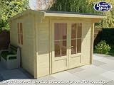 from Dunster House Dunster House Avon Plus 300F 28mm Log Cabin 3m x 3m