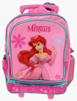 Disney Princess Little Mermaid Luggage Backpack - Kids Size Wheeled Backpack