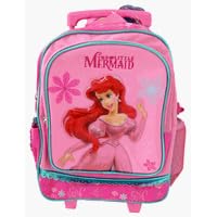 Disney Princess Little Mermaid Luggage Backpack - Kids Size Wheeled Backpack by Disney