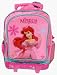 Disney Princess Little Mermaid Luggage Backpack - Kids Size Wheeled Backpack