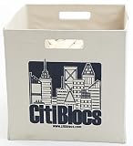 CitiBlocs 500 All Natural Building Block Set With Bonus Fabric Storage Bin