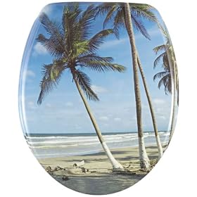 Wenko - 17605100 - Abattant - Palm Beach - Mer / Palmiers
