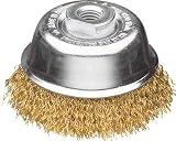 ＬＥＳＳＭＡＮＮ　工業用カップブラシ　Φ７５　真鍮メッキ　線径０．２５　4425308 423764
