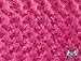 Minky Rosebud FUCHSIA Fabric By the Yard