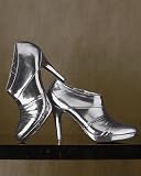 Metallic shoe boot