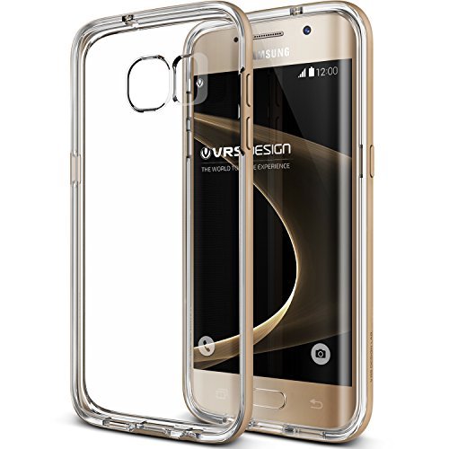 Galaxy S7 Edge Case, VRS Design [Crystal Bumper][Shine Gold] - [Clear Cover][Military Protection] For Samsung S7 Edge