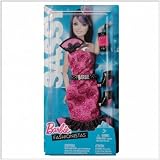 BARBIE robe de soirée gala rose et bottines + sac mattel N8328 T7483