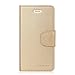 GOOSPERY Sonata Wallet for Apple iPhone 6S Case (2015) iPhone 6 Case (2014) Leather Stand Flip Cover (Gold) IP6-SON-GLD