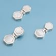 Sterling Silver Pendant and Earrings Set - Mother of Pearl